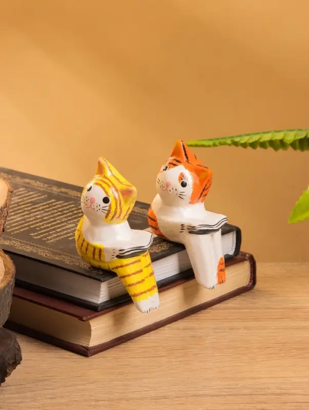 Сувенир дерево  Сувенир дерево "Кошка с книгой" МИКС, 7х3х5 см