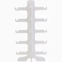 Подставка под очки, 5 мест, 15.5&times;14&times;31 см, белая