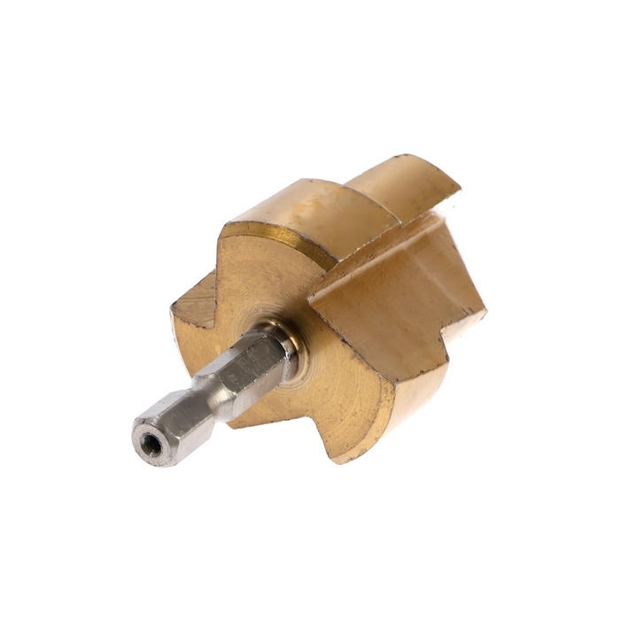 Насадка на шуруповерт ТУНДРА, зенкер ступенчатый для полипропиленовых труб, 24-31 мм Насадка на шуруповерт ТУНДРА, зенкер ступенчатый для полипропиленовых труб, 24-31 мм