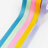 Атласная лента, набор 5 шт. &laquo;Весенний&raquo;, 20 мм, 23&plusmn;1 м