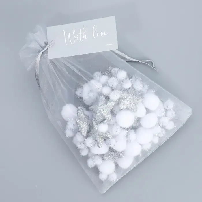 Мешочек подарочный органза серебро «Тебе», с шильдиком, 16 х 24 см +/- 1.5 см Мешочек подарочный органза серебро «Тебе», с шильдиком, 16 х 24 см +/- 1.5 см