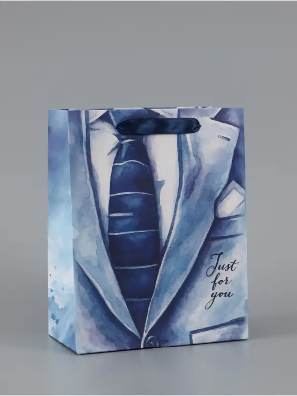 Пакет подарочный ламинированный, упаковка, &laquo;Just for you&raquo;, MS 18&times;23&times;10 см