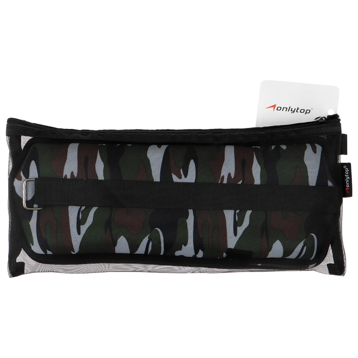 Утяжелители неопреновые ONLYTOP, 2 шт. х 1,5 кг, цвет милитари Утяжелители неопреновые ONLYTOP, 2 шт. х 1,5 кг, цвет милитари