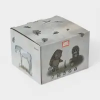 Кружка КОРАЛЛ &laquo;Ёжик в тумане&raquo;, 500 мл, фарфор, белая