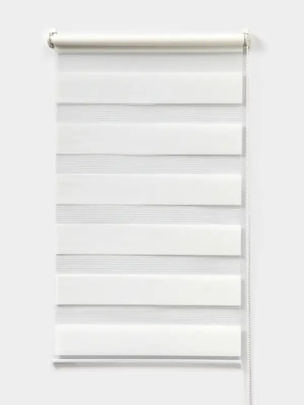 Штора рулонная 50&times;160 см &laquo;День и Ночь&raquo;, по полотну 46&times;160 см, белая