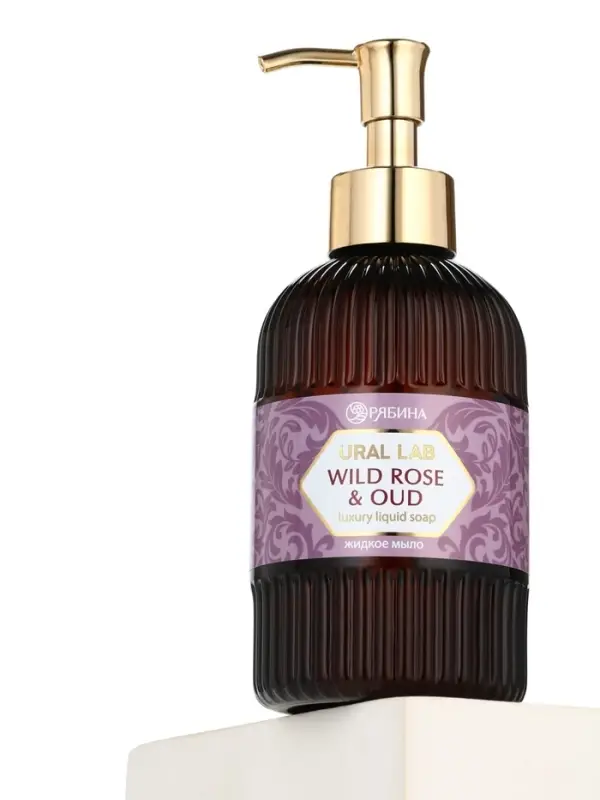 Мыло для рук жидкое, парфюмированное, с ароматом wild rose & oud, 300 мл, URAL LAB