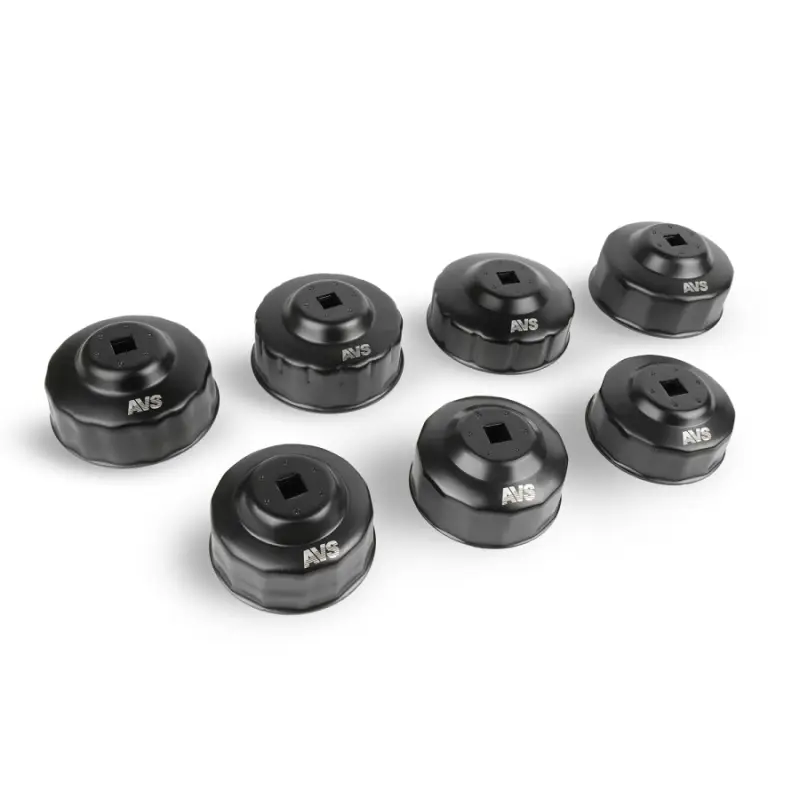 Набор съемников масляного фильтра тип "чашка" (65-100 мм) 15 пр. в кейсе AVS FWCS-15