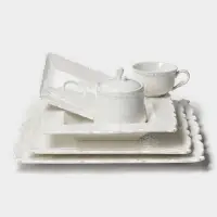 Блюдо фарфоровое сервировочное Magistro Kingdom, 27,5&times;16&times;1,9 см