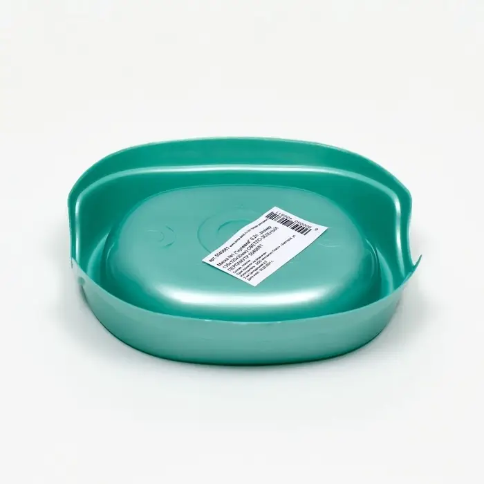 Миска №1 Миска №1 "Нулевка" 200 мл, 13,5 х 12,5 х 3 см, светло-бирюзовый перламутр