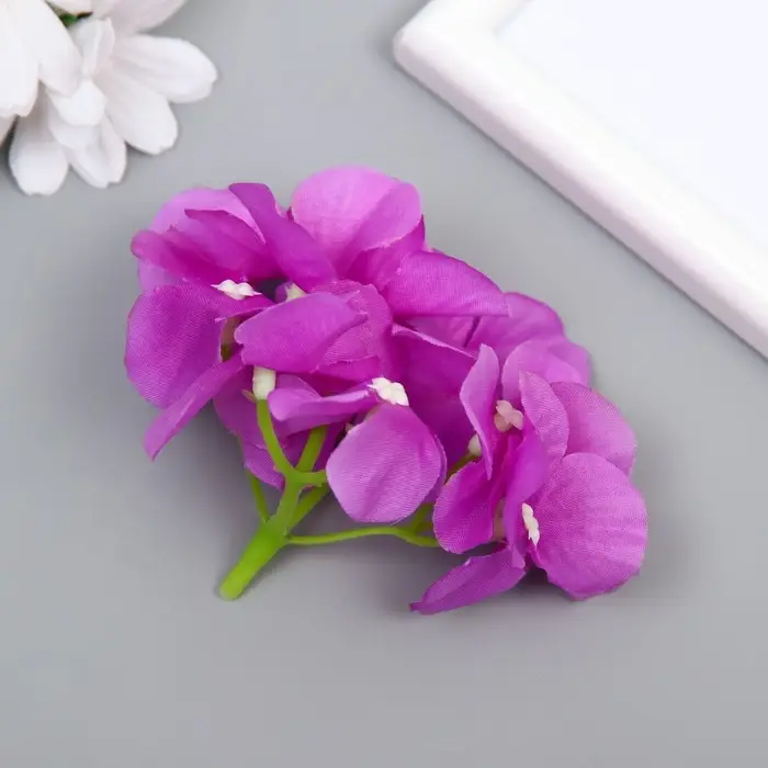 Цветы для декорирования Цветы для декорирования "Гортензия" сиреневые 10х10 см