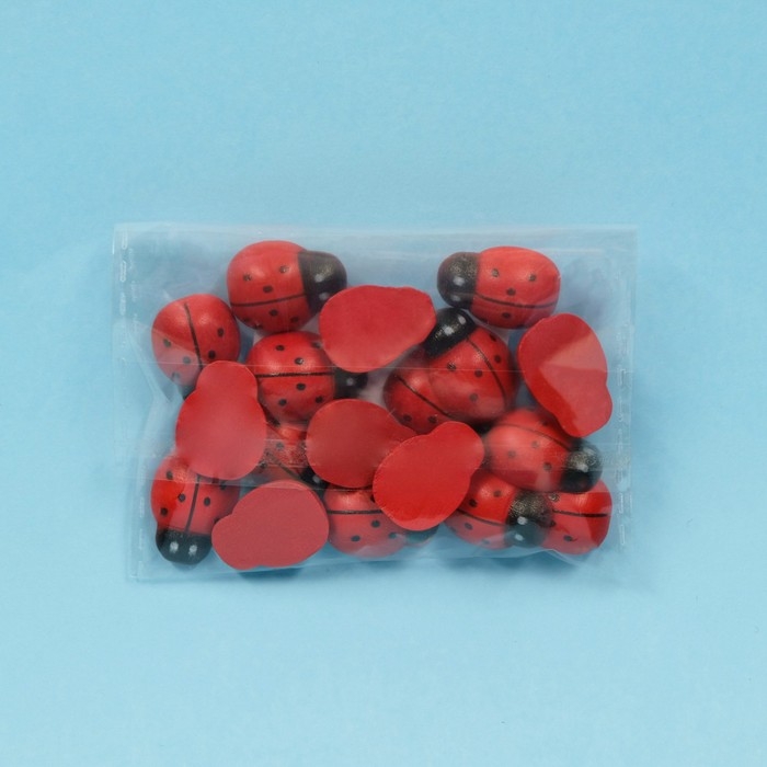 Декор флористический «Божьи коровки», 18 шт., 19 х 14 мм Декор флористический «Божьи коровки», 18 шт., 19 х 14 мм