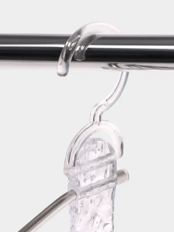 Вешалка для брюк многоуровневая, трансформер, 30.5&times;32&times;7.5, 5 уровней, прозрачная