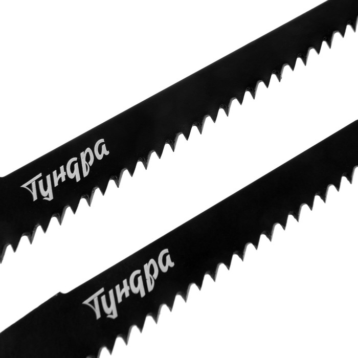 Полотна универсальные для сабельной пилы ТУНДРА, Bimetal, 125/150 х 4.3 мм, 2 шт. Полотна универсальные для сабельной пилы ТУНДРА, Bimetal, 125/150 х 4.3 мм, 2 шт.