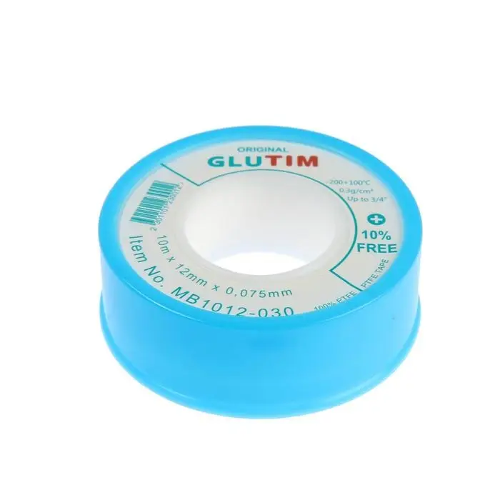 Лента ФУМ TIM MB1012-030, для воды, 12 мм х 0,075 мм х 10 м Лента ФУМ TIM MB1012-030, для воды, 12 мм х 0,075 мм х 10 м