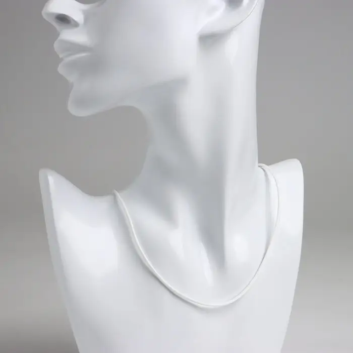 Шнурок нейлоновый d=1,5 мм, 43 см + удлинитель, цвет белый Шнурок нейлоновый d=1,5 мм, 43 см + удлинитель, цвет белый