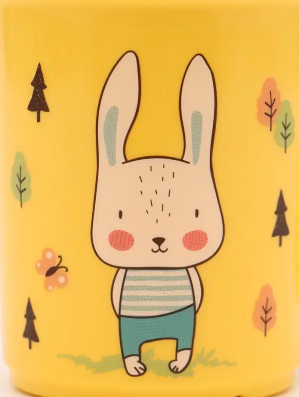 Кружка детская с декорм 180мл., цвет Желтый