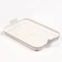 Туалет для кошек &laquo;Белла мини&raquo;, 35&times;26&times;6 см, с сеткой, пластик, зелёный