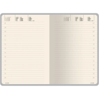 Ежедневник недатированный А5 MEGAPOLIS COLOR иск.кожа СЕРЫЙ 3-753/13