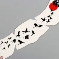 Переводная тату на тело цветная «Веснушки. Аисты», 16×5 см