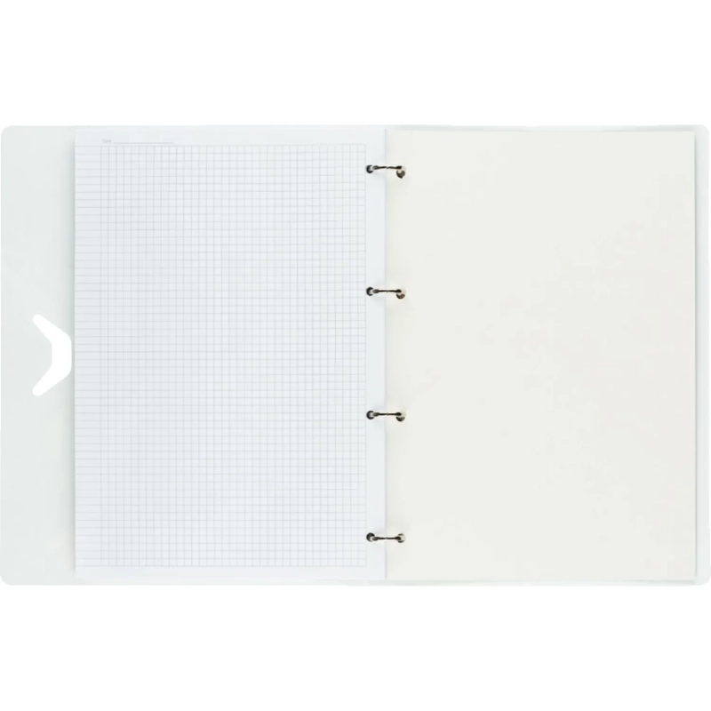 Бизнес-тетрадь А4,120л кольц/смен.бл,кл.Attache Selection Fluid Бирюзовый