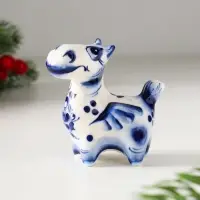 Сувенир Пегас, 7х6,5х3,5см, гжель