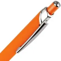 Ручка шариковая Chromos Soft Touch, оранжевая