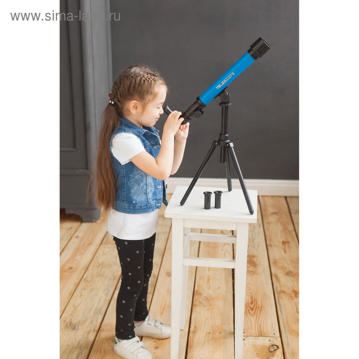Телескоп детский «Юный астроном», 20х, 40х, 60х, с штативом, цвета МИКС Телескоп детский «Юный астроном», 20х, 40х, 60х, с штативом, цвета МИКС