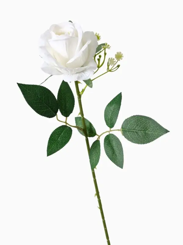 Цветы искусственные &laquo;Роза венесуэльская&raquo;, 8&times;56 см, белые