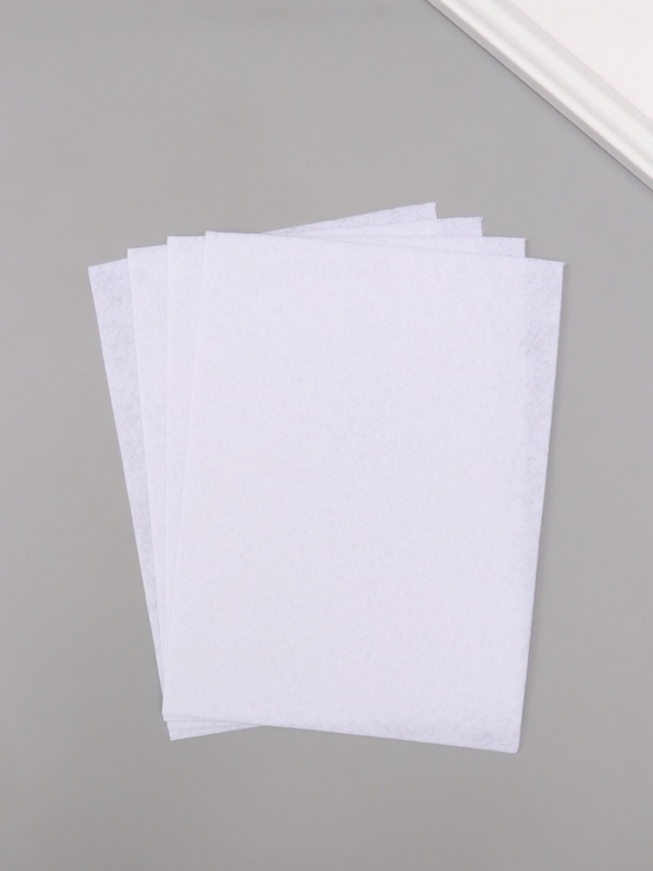 Фетр жёсткий 1 мм Фетр жёсткий 1 мм "Белый" набор 4 листа 15х20 см