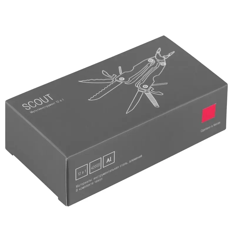 Мультитул Scout, красный Мультитул Scout, красный