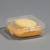 Спонжи для макияжа, в футляре, 2 шт., жёлтые