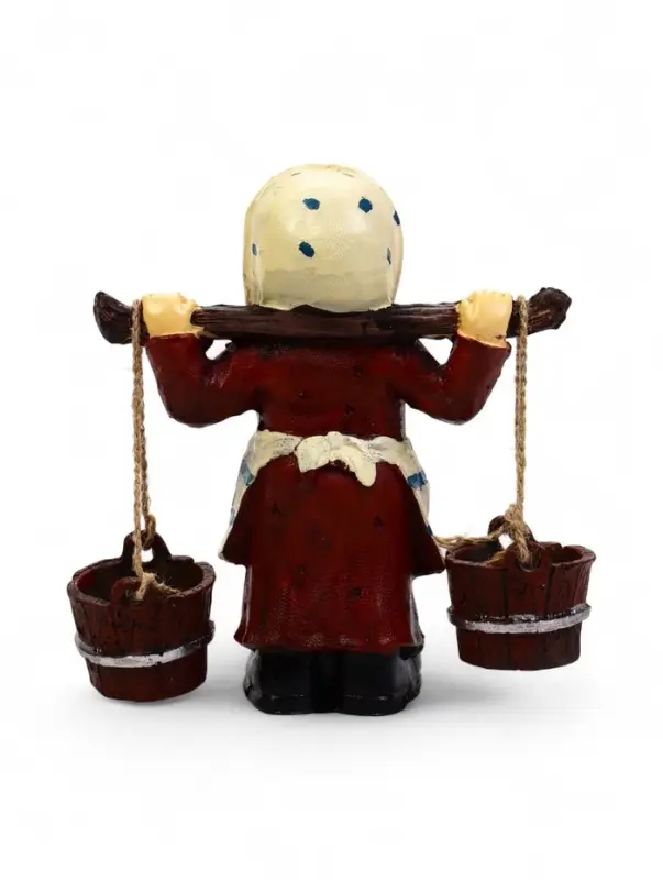 Садовая фигура из полистоуна &laquo;Бабушка с ведрами&raquo;, 20&times;7&times;19 см, Greengo