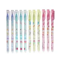 Стираемая ручка &laquo;Зайчик&raquo;, гелевая, синий стержень, узел 0.5 мм, МИКС