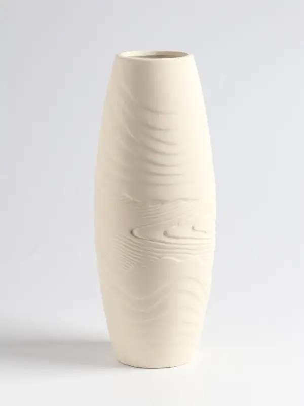 Ваза «Бего», классик, 27×9 см, керамика, бежевая Ваза «Бего», классик, 27×9 см, керамика, бежевая