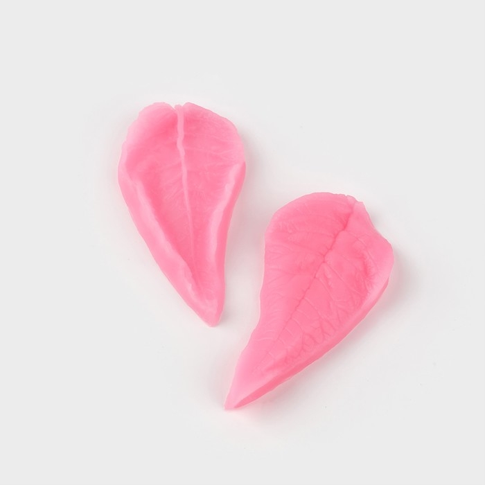 Молд «Лист длинный», силикон, 8×4 см, цвет МИКС Молд «Лист длинный», силикон, 8×4 см, цвет МИКС