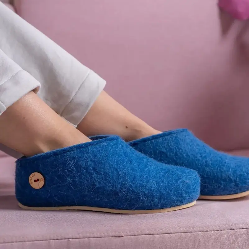 Домашние валенки Cant, синие (василек), размер 35 Домашние валенки Cant, синие (василек), размер 35