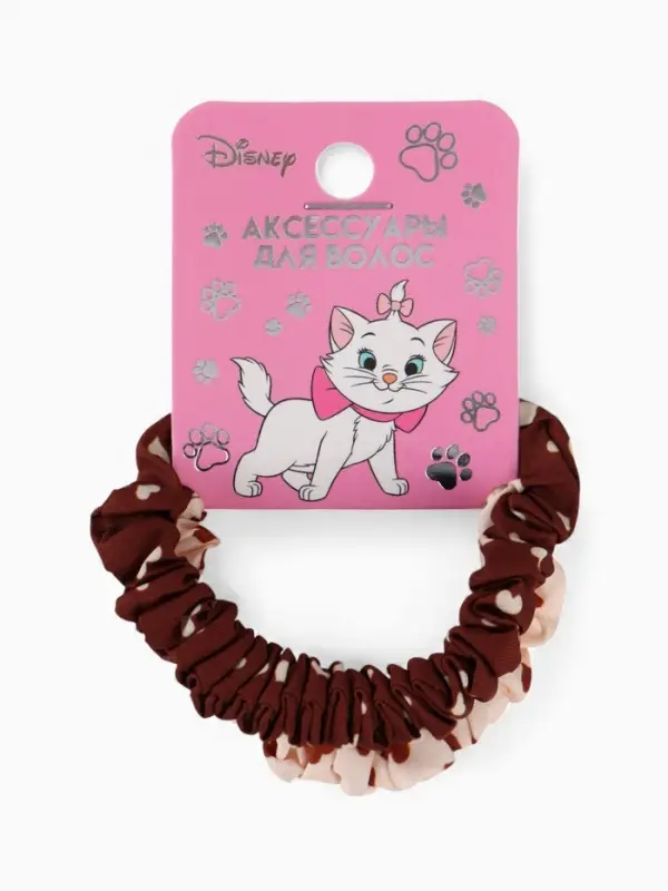 Резинка для волос «Сердечки», набор 2 шт., Коты аристократы Резинка для волос «Сердечки», набор 2 шт., Коты аристократы