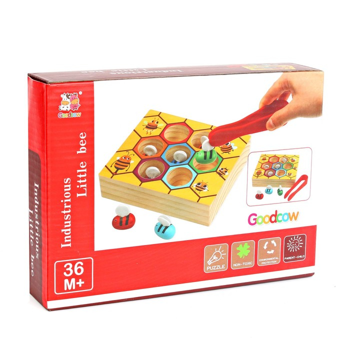 Развивающая игра «Достань и положи пчёлку» 4,5 × 14,5 × 20 см Развивающая игра «Достань и положи пчёлку» 4,5 × 14,5 × 20 см