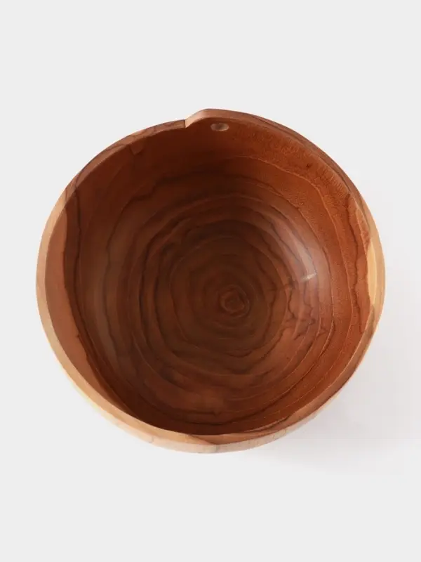 Салатник, 20&times;20&times;9 см, тиковое дерево