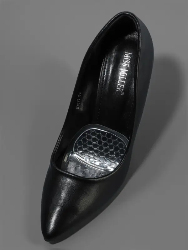 Полустельки для обуви, с протектором, силиконовые, 9&times;7 см, пара, прозрачные