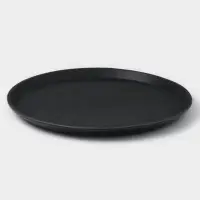 Поднос прорезиненный круглый Hanna Kn&ouml;vell, d=35 см, чёрный