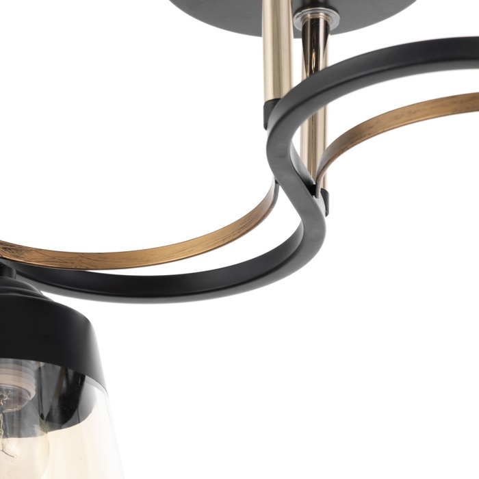 Люстра Люстра "Рори" 2хЕ27 40Вт черный 40х40х28 см