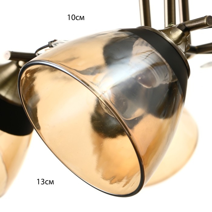 Люстра Люстра "Аста" 5хЕ27 40Вт бронза 65х65х26 см BayerLux