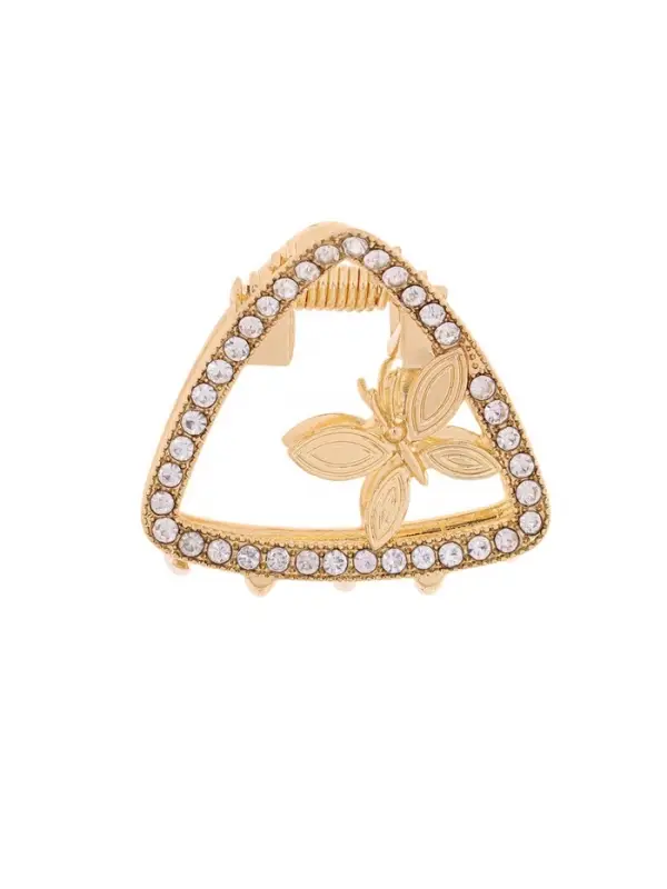 Крабик для волос &laquo;Флоранс&raquo;, уголок, 3.5 см, золотистый