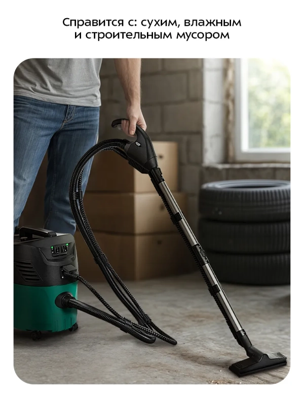 Пылесос паровой хозяйственный КТ-5542 - 2100 Вт