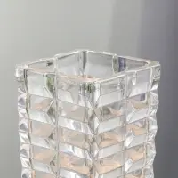 Ваза для цветов &laquo;Эдисон&raquo;, кубики, 29&times;12 см, стекло, прозрачная