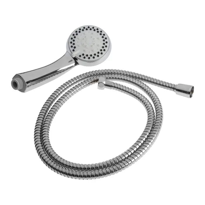 Душевая лейка 5 режимов со шлангом, держатель, крепеж в комплекте.