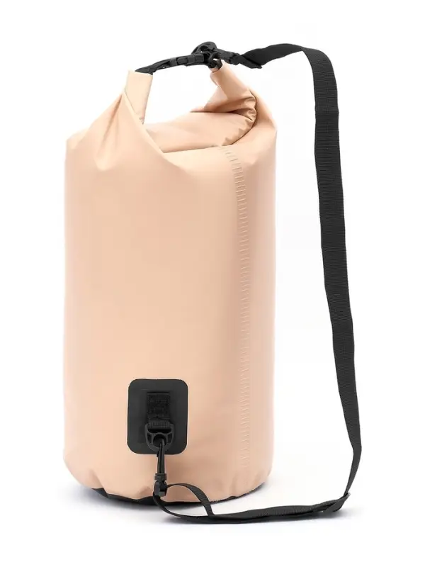 Гермомешок туристический maclay, 20 л, 500D, с лямкой, бежевый