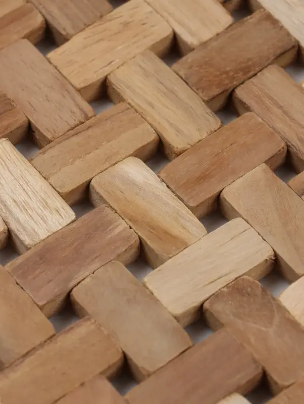 Коврик из тикового дерева, 30&times;20&times;0.7 см