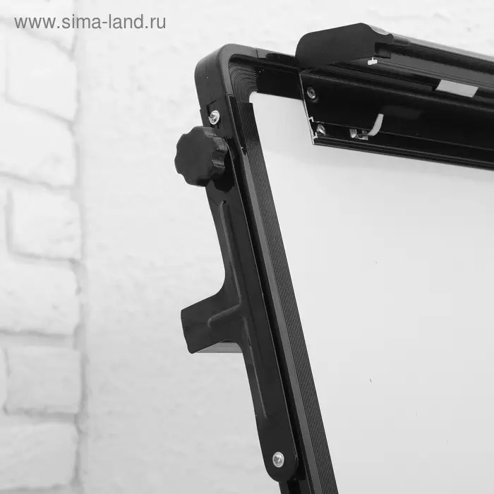 Флипчарт магнитно-маркерный, регулировка высоты, 90&times;60 см